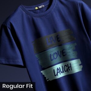 Live Love Laugh Printed T-shirt for Men